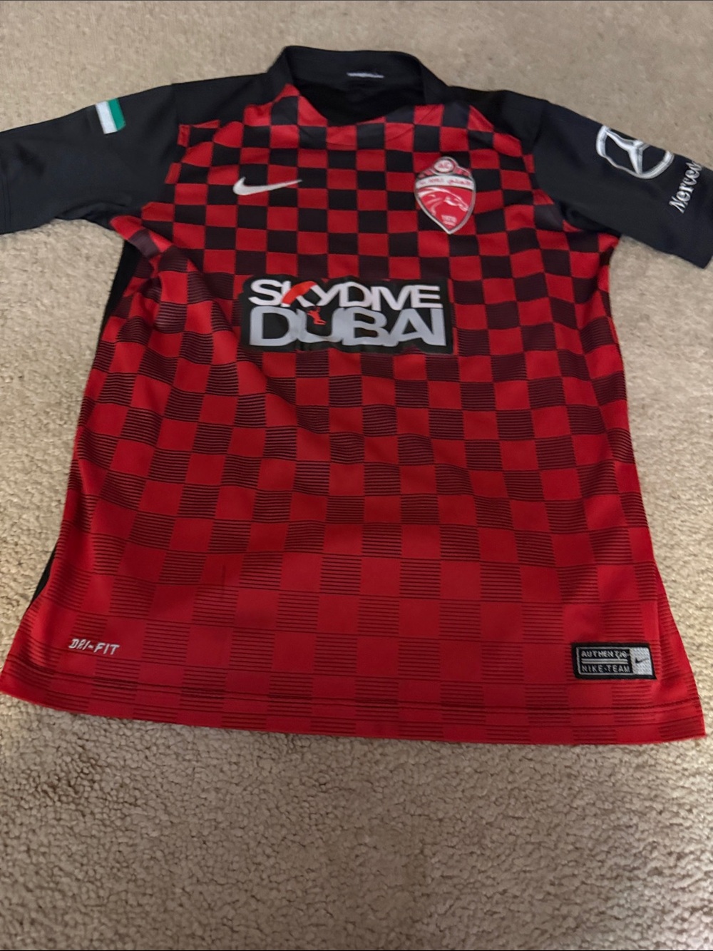 Nike kids Al Ahli home kit 15-16 season Jersey